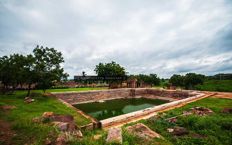 Mallikarjuna temple complex pond