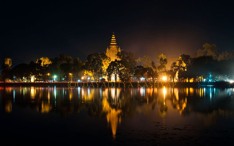 Night View of Sivasagar Tank